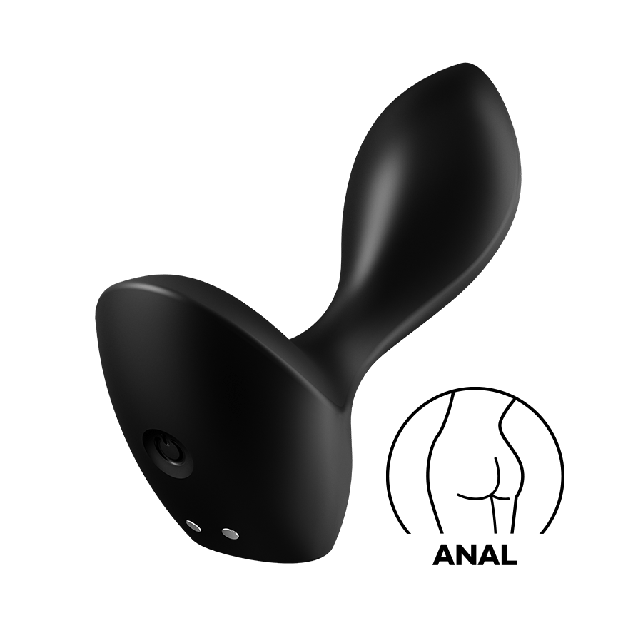 Satisfyer Backdoor Lover Anal Vibe - Black - Onahole World
