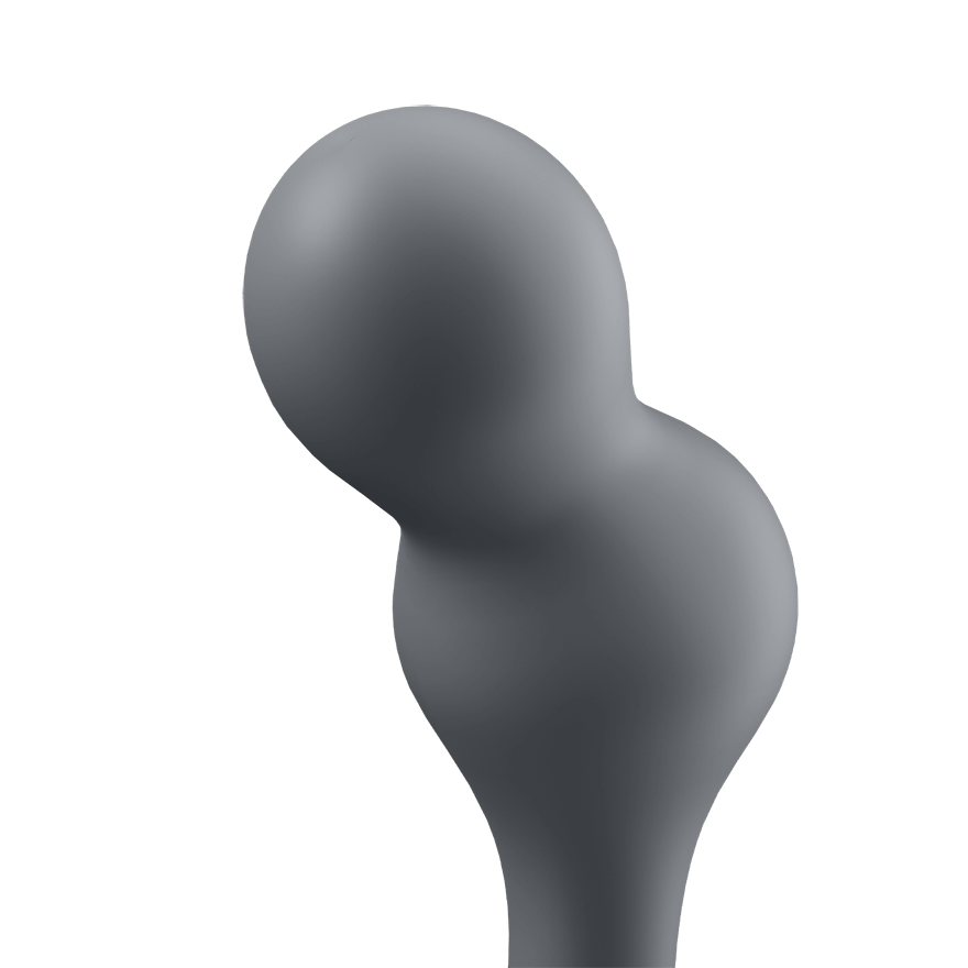Satisfyer Deep Diver App Conrol Anal Vibe - Grey - Onahole World