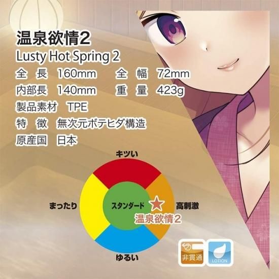 Toysheart Hot Spring Lusty 2 Onahole - Erotic onsen masturbator - Onahole World