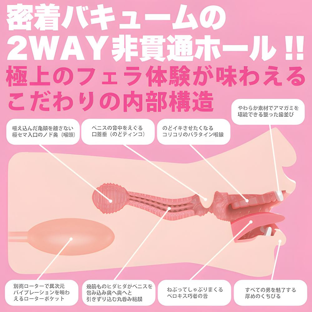 WILD ONE Kami Fera Oral Masturbator - Yu Shinoda
