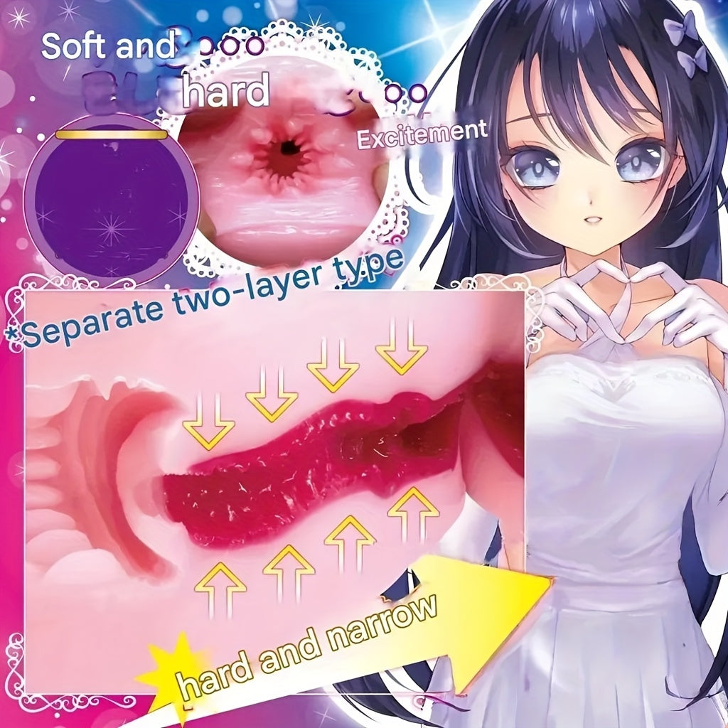 Ride Japan Worldwide Top Hole - Tenka Ikketsu Soft To Hard Stunning Switch Onahole, Japanese Anime Onahole For Men, Masturbator For Men, Tight, High Stimulation, Unique Two-layered Structured Sleeve