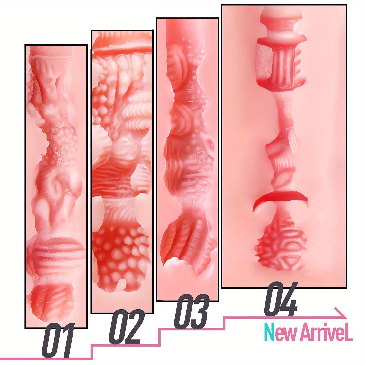 Toysheart R20 4th Onahole, Masturbation Cup for Men, Japanese Anime Stroker