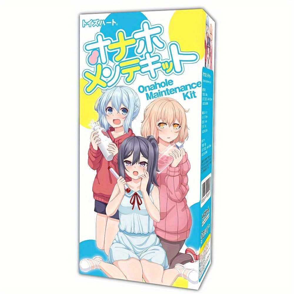 Toysheart Masturbator Cleaning Kit, Onahole Maintenance and Cleaning Kit, Including Cleaner 100ml, 1 Pc Diatom Drying Stick and Powder 50g