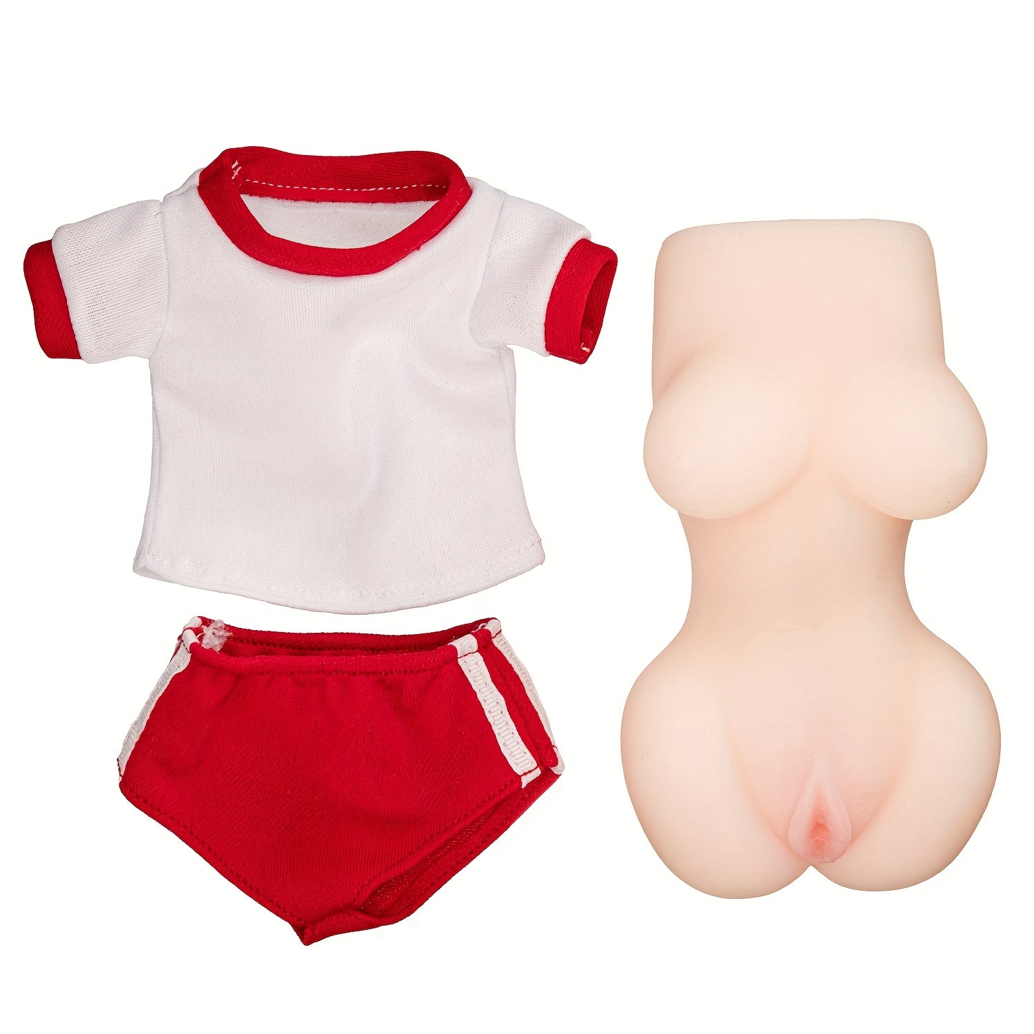 NPG Adorable Young Beauty Onahole - Current Edition, Japanese Clothed Mini TPE Masturbator, Mini Full Body Stroker with Strong Stimulation for Pleasure with Realistic Vagina Detail, No Battery Required, Pocket Puxxy Toy for Men