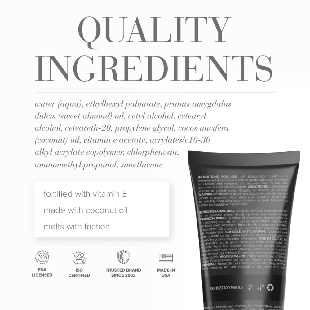 JO Masturbation Cream for Men - 120ml