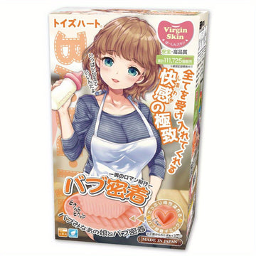 Toysheart Babu Micchaku Big Onahole, Japanese Soft Maternal Hug-Inspired Masturbator, Strong Suction Sleeve, Big Bubble Grip Textures, Made in Japan