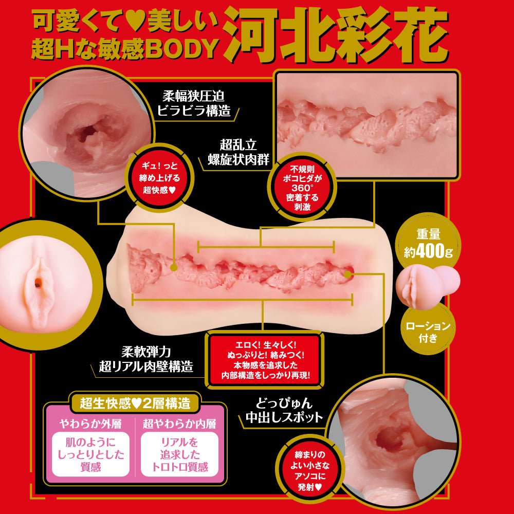 HATOPLA Japanese Real Hole Raw - Saika Kawakita - Onahole World