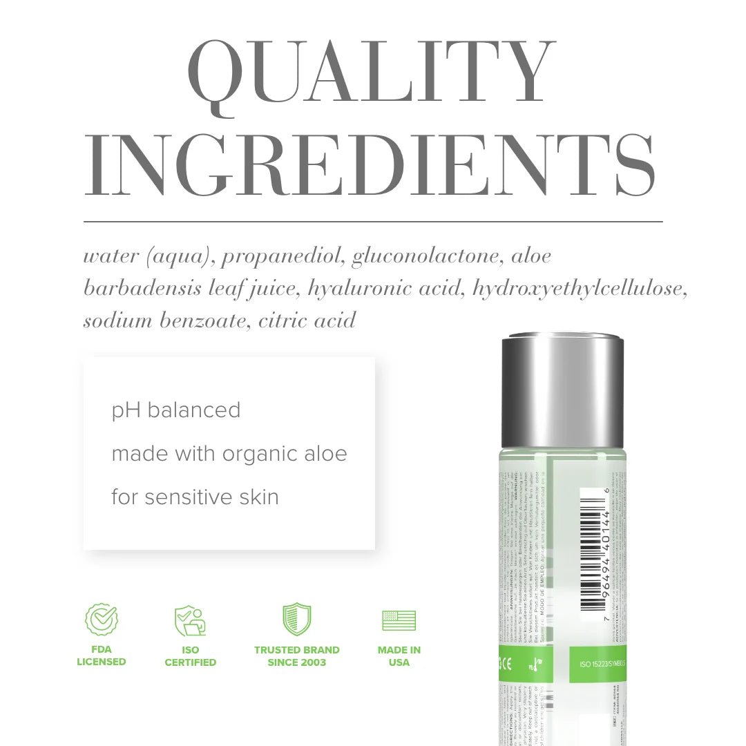 JO Aloe PH-balanced Water-based Personal Lubricant - 120ml - Onahole World