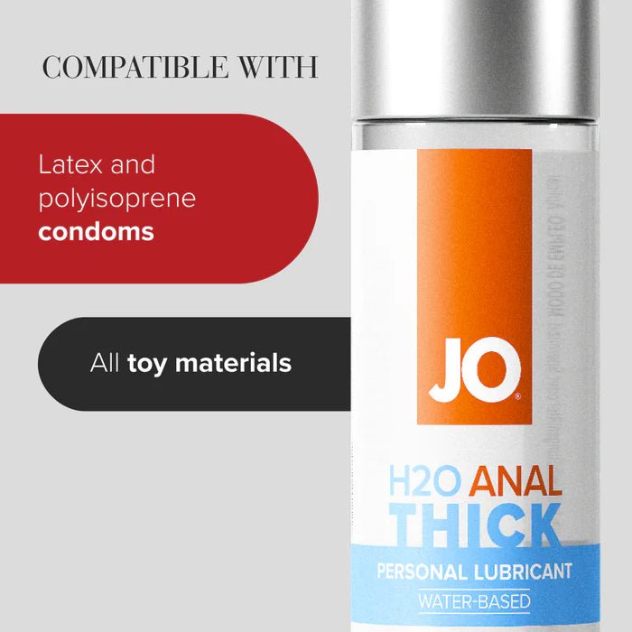 JO H2O Personal Anal Lube Thick - 4oz/120ml - Onahole World