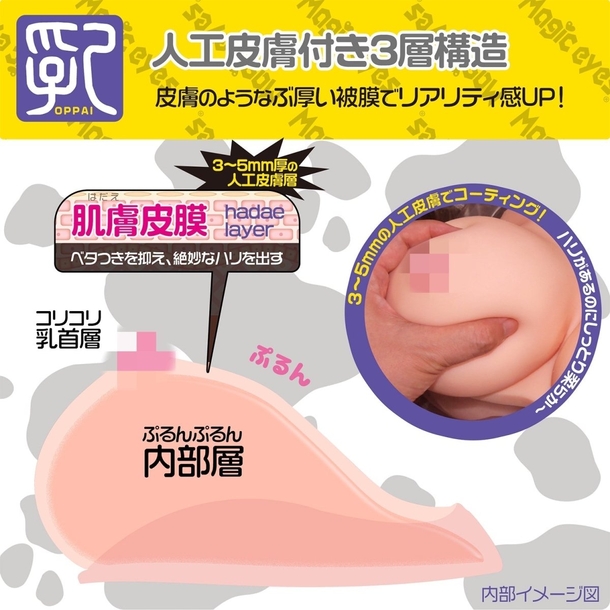 Magic Eyes Puff Puff Oppai - 3kg - Onahole World