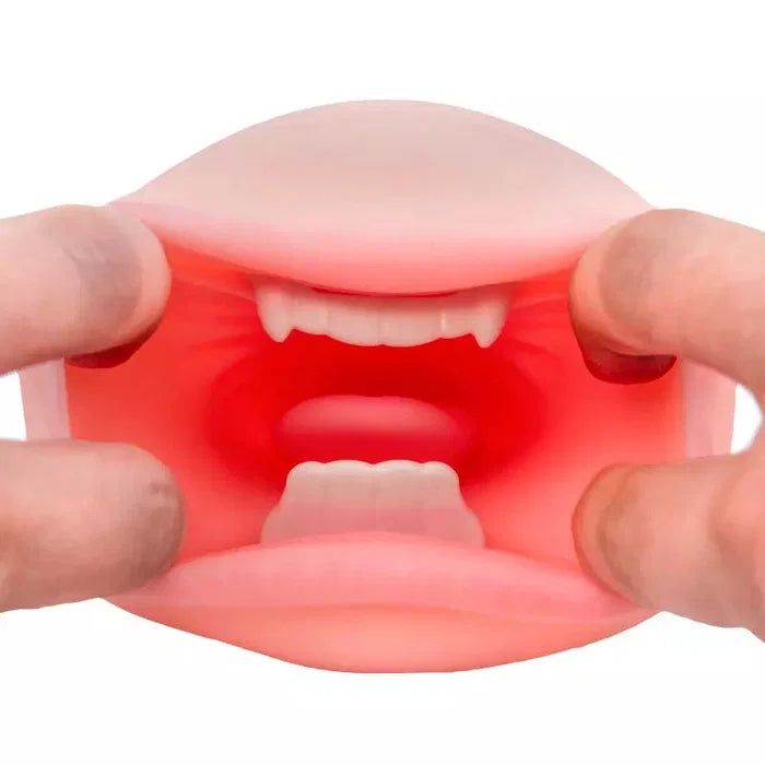 Seiraku Toys Textured Oral Masturbator - Double Tooth