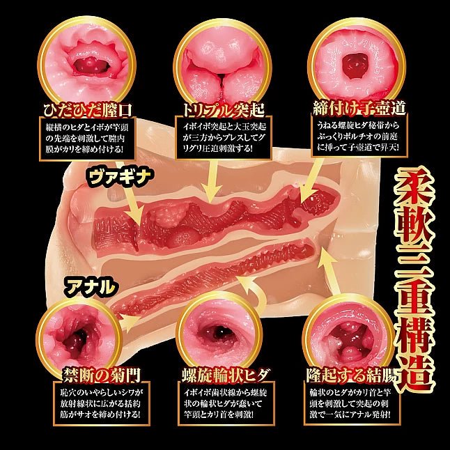 NPG The Story of the Perfect Mature Onahole - JULIA, Realistic Dual - Hole Onahole, Super Soft Triple - Layer Structure, Japanese AV MILF Masturbator, Anal & Vagina Dual Entry, 960g Thick Flesh Feel, Non - Penetrating Male Stroker - Onahole World