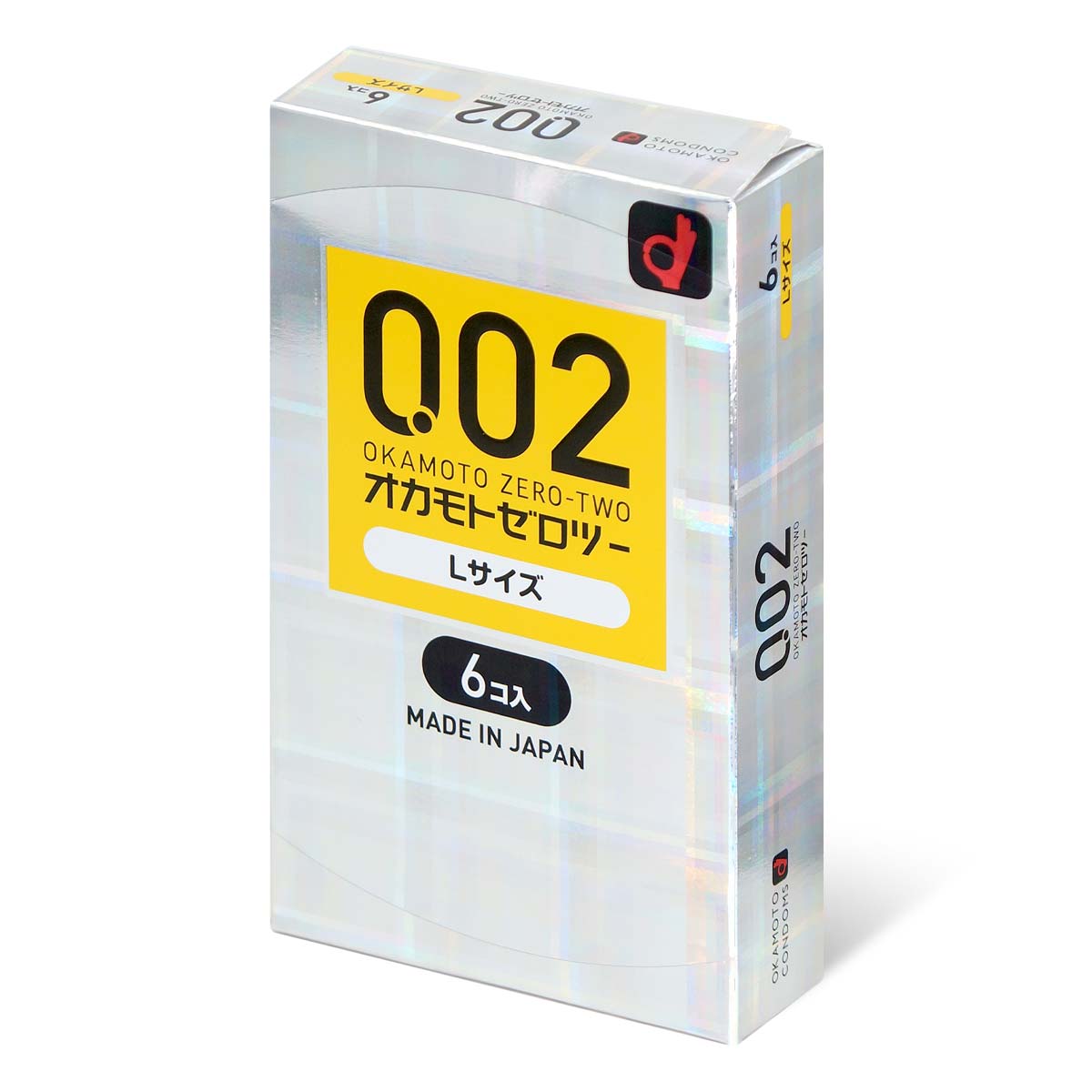 Okamoto 0.02 Ultra - Thin Condoms - Large Size (6/Pack) - Onahole World