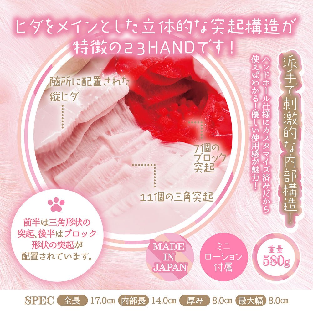 PEACH TOYS 23HAND Dual - Zone Handheld Onahole - Onahole World