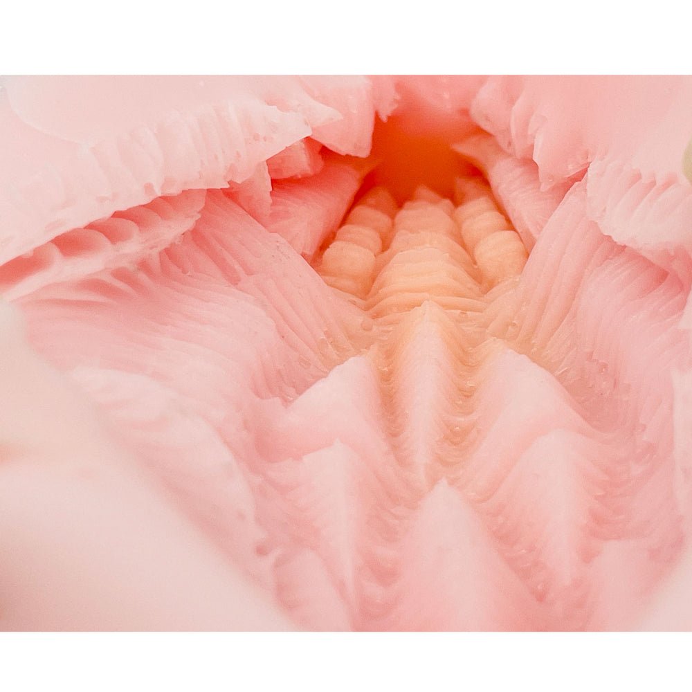 PEACH TOYS PAD23 Two - Tone 3D Rib & Bump Tunnel Floor - syle Onahole - Onahole World