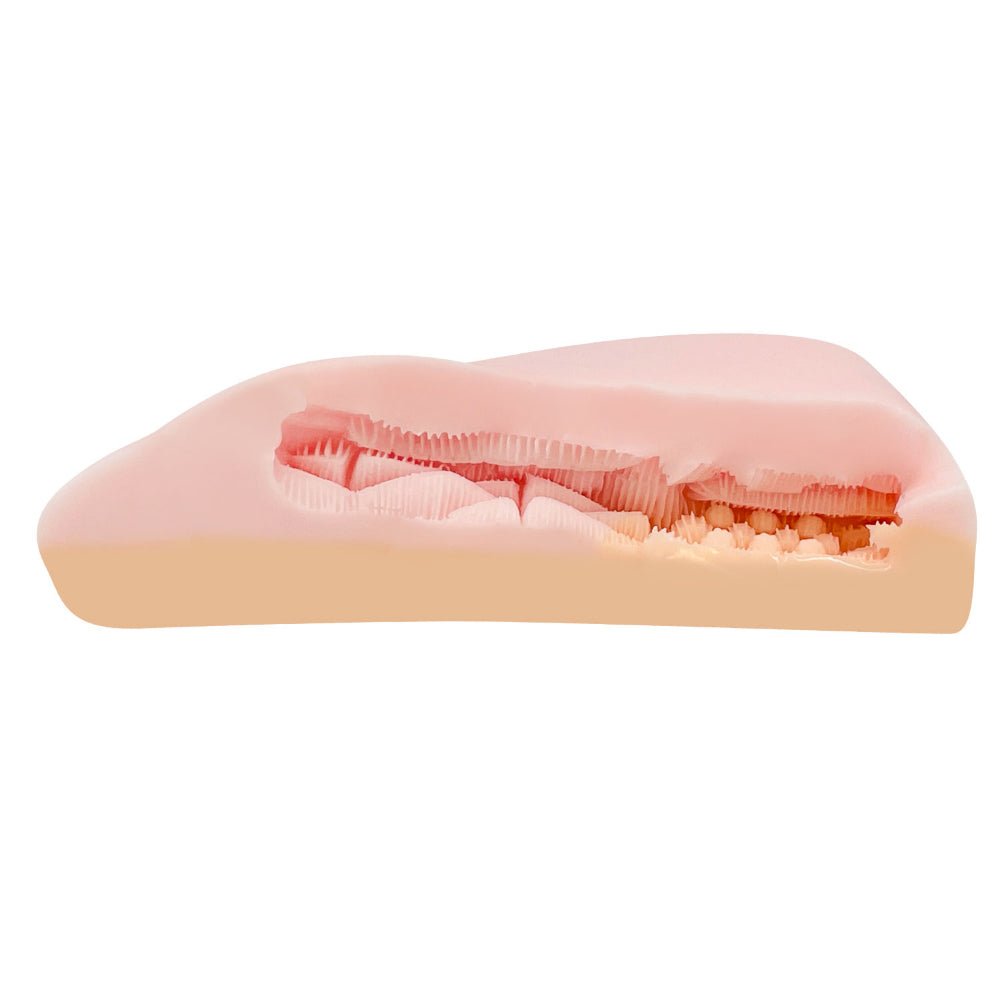 PEACH TOYS PAD23 Two - Tone 3D Rib & Bump Tunnel Floor - syle Onahole - Onahole World
