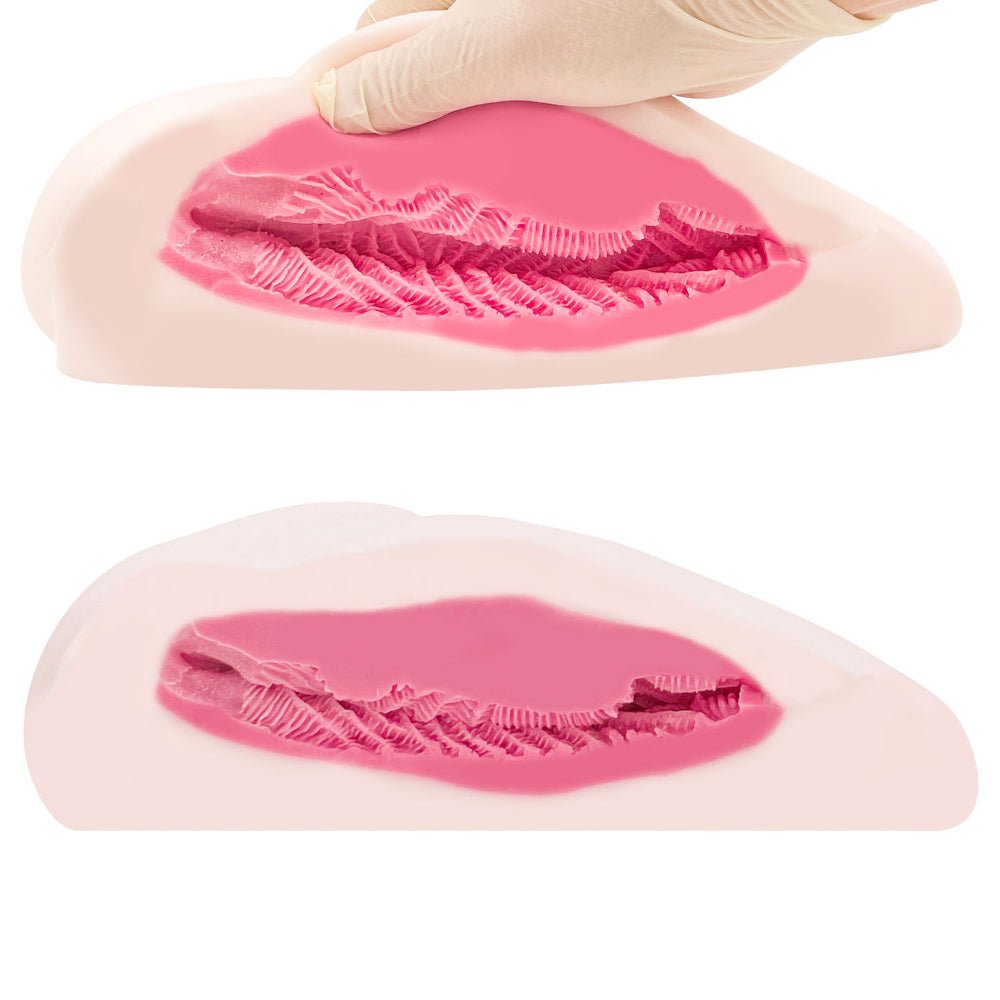 PEACH TOYS ZERO ANGEL GAL Dual - Layer Ultra - Thin Wide Base Floor Onahole - 2 Options Available - Onahole World