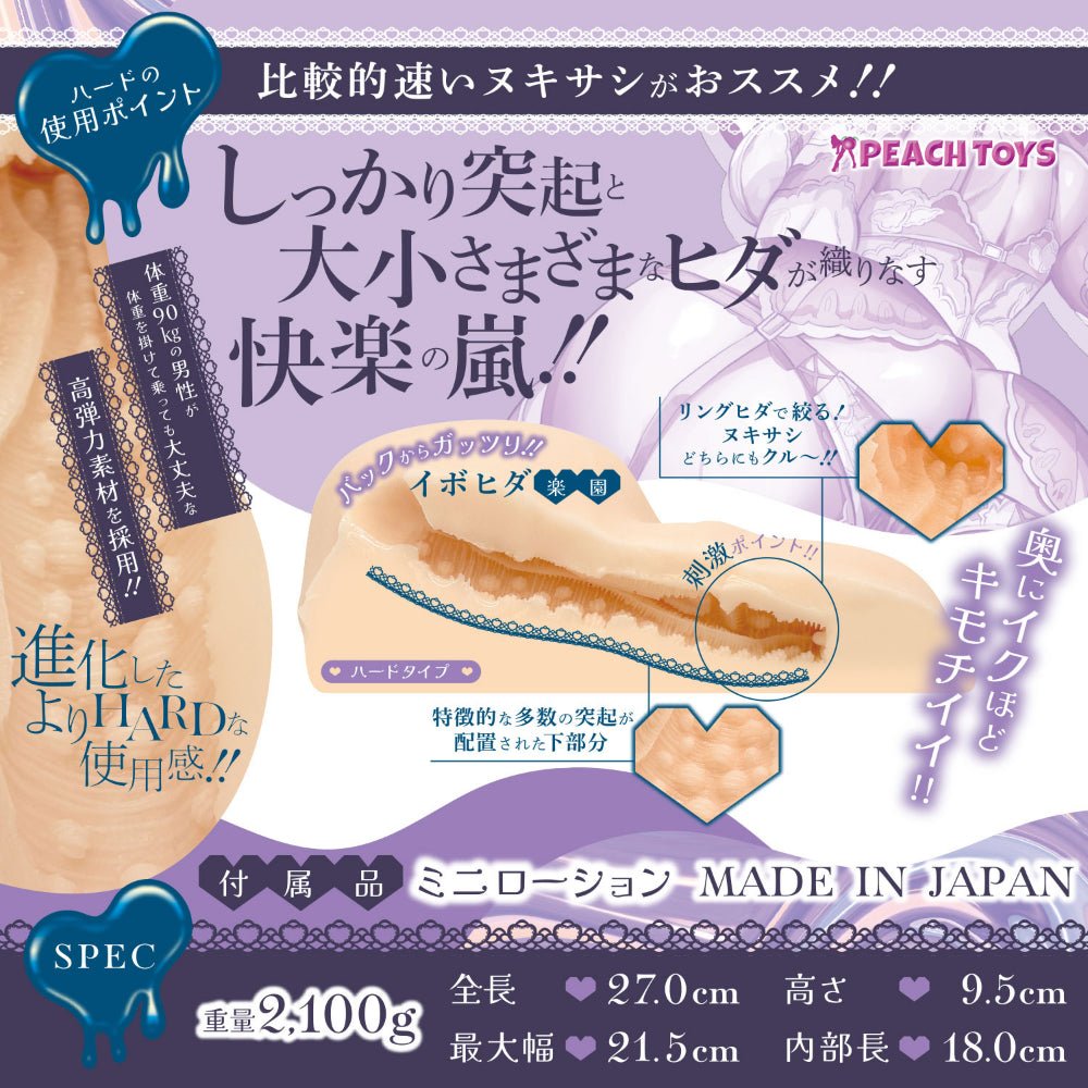 PEACH TOYS ZERO NE - Backss Bed - Style Back - Press Floor Onahole - Onahole World