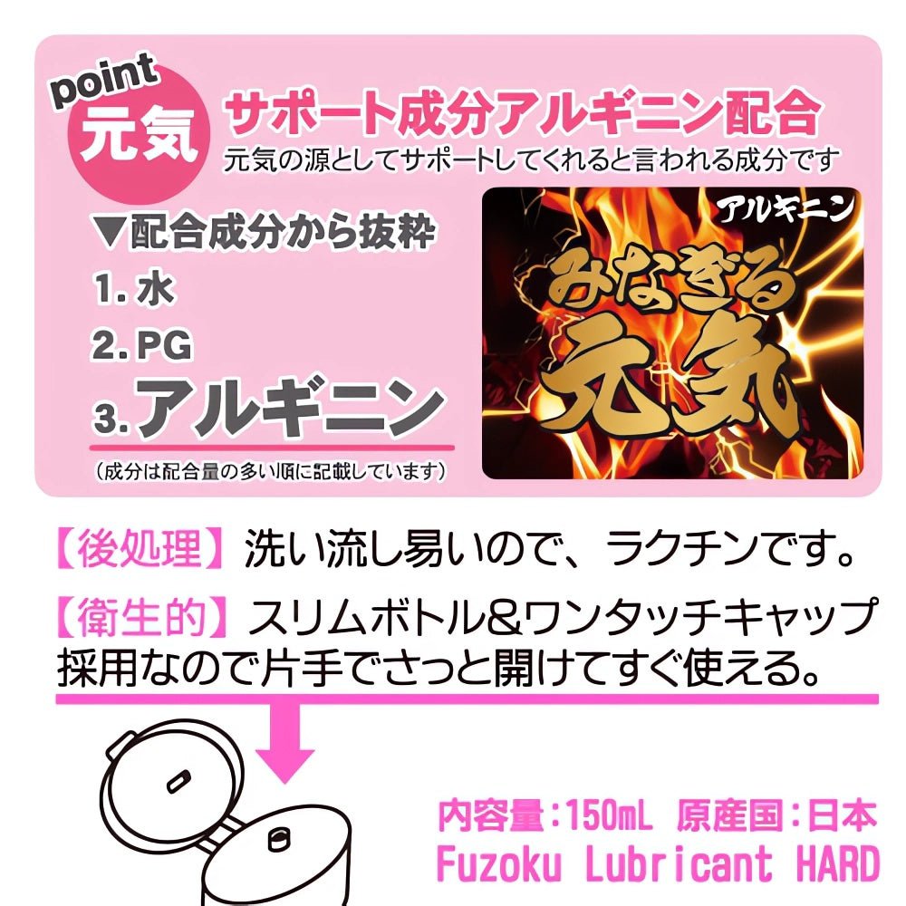 Toysheart Fuzoku Lubricant 150ml - Onahole World